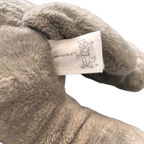 Fiesta Violet the Wolf Great Wolf Lodge Pink Bow Plush Stuffed Animal Toy Gray - Picture 5 of 6